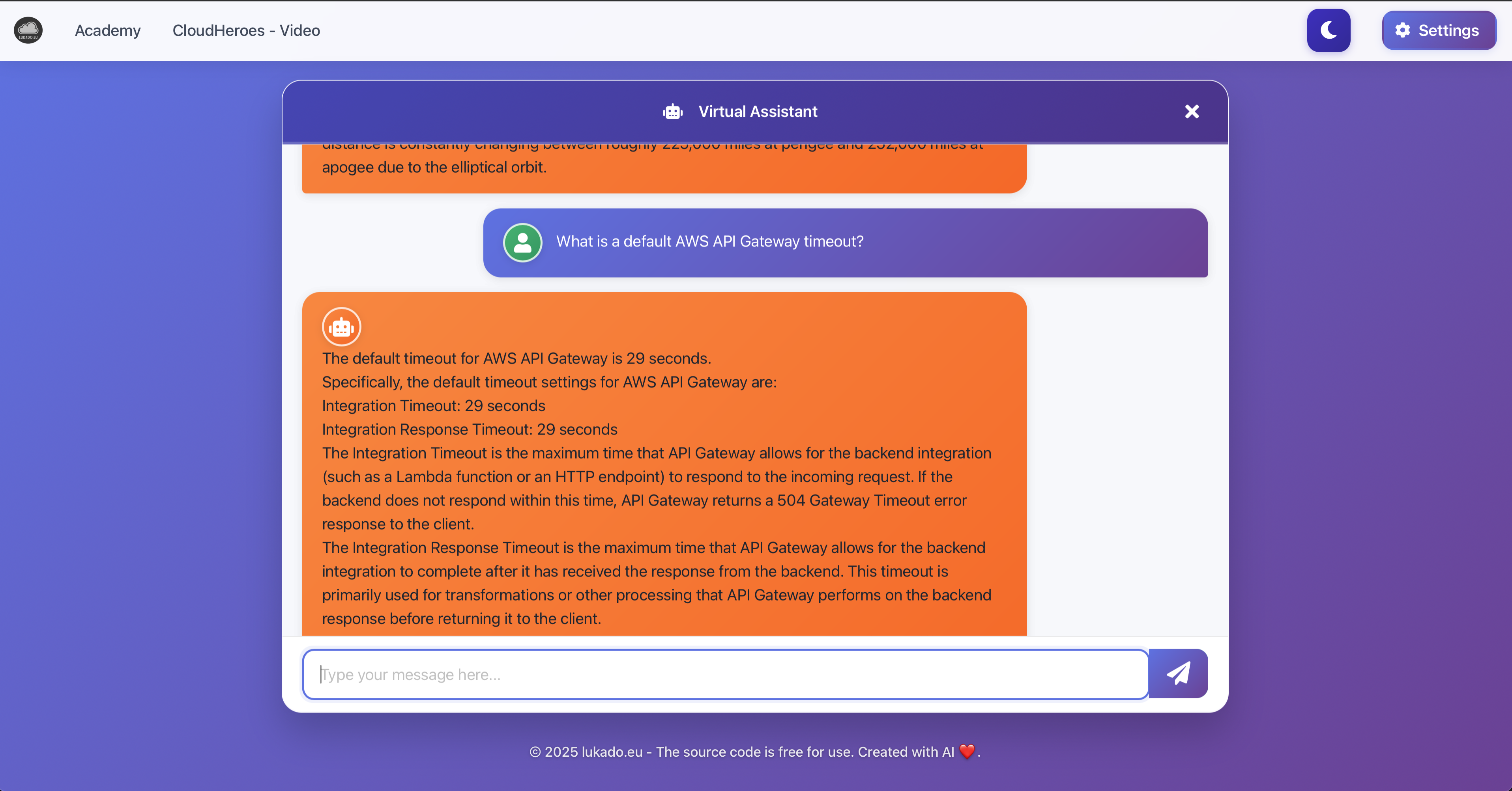 Przykład gotowej aplikacji GenAI zbudowanej podczas szkolenia
